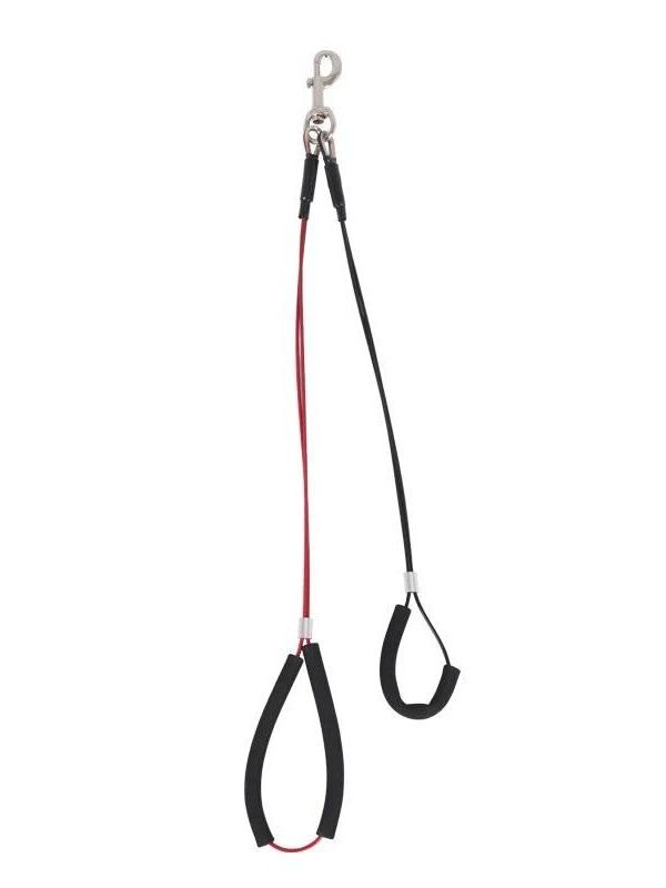 Lazo Doble Cogotero Y Cintura Shernbao 46Cm Acero Reforzado Recubierto De Plastico Lazo doble, Cogotero y Cintura Shernbao 46cm acero reforzado recubierto de plástico