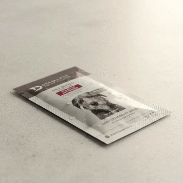 SHAMPOO-DERMAPET-PARA-TODO-TIPO-DE-PELO-SACHET1 Shampoo Dermapet en sachet para todo tipo de pelo. Caja de 20 unidades de 30 ml