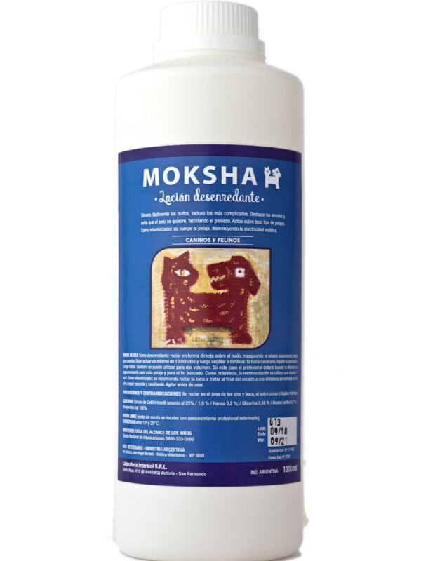 Loción Desenredante marca Moksha