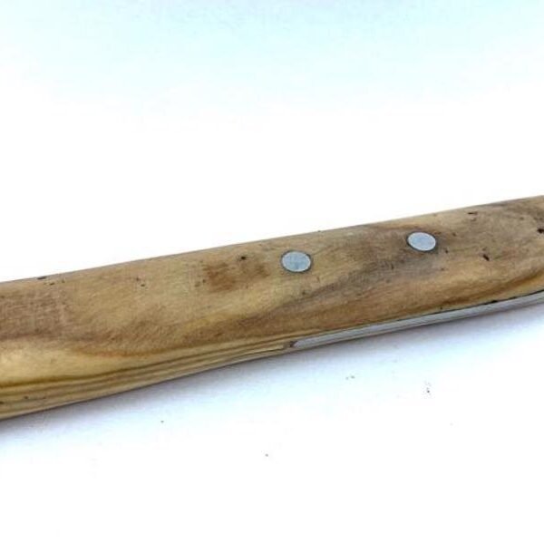 ñññ Cuchilla Stripping Detalle Acero Con Agarre De Madera Pulida.