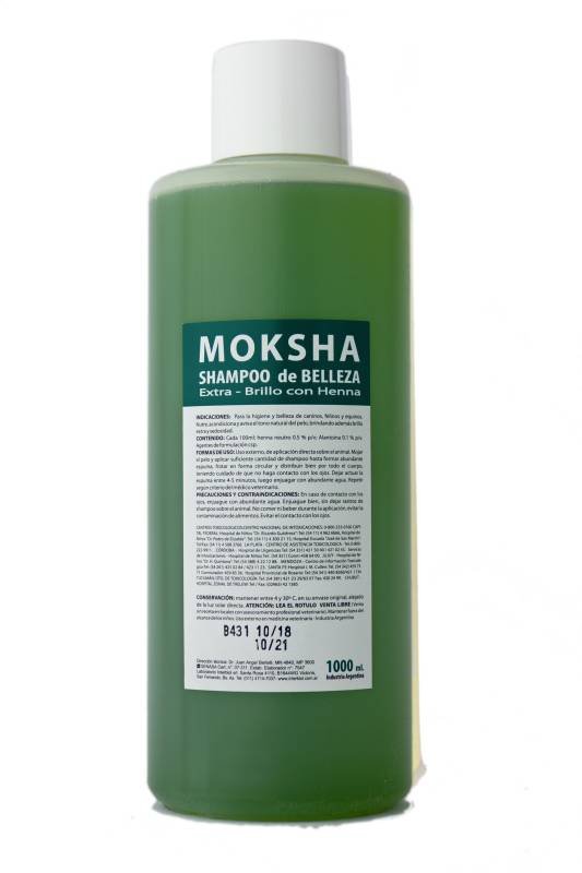 Shampoo Belleza 1 litro Moksha Henna