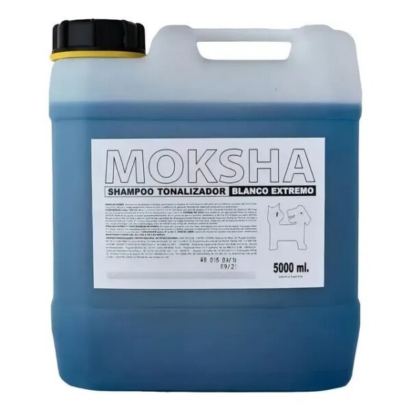 Shampoo Moksha Tonalizador Blanco Extremo 5000cc