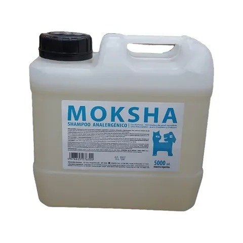 moksha analergenico 5L Shampoo Analergénico Para Cachorros Moksha 5000Cc